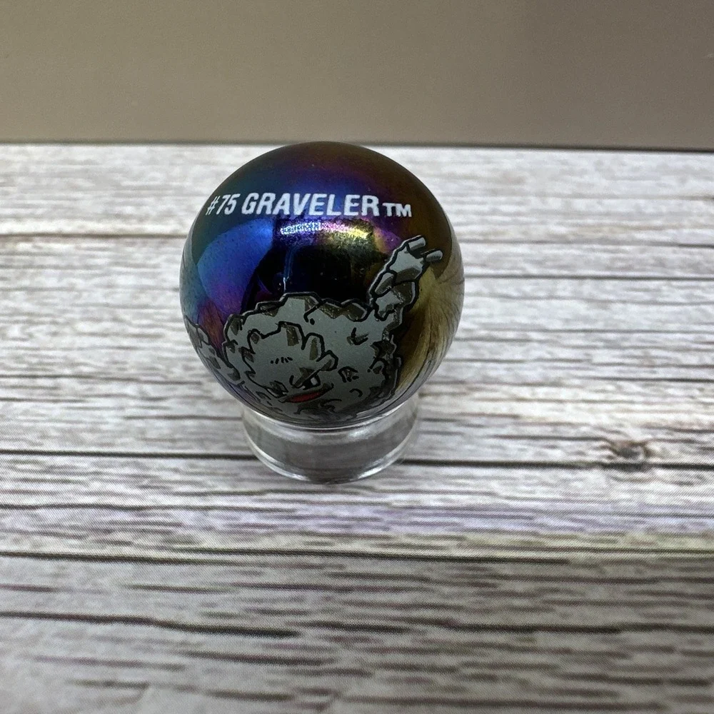Pokemon Graveler #75 Holo Collector Marble Toy Biz 2000 Vintage Glass